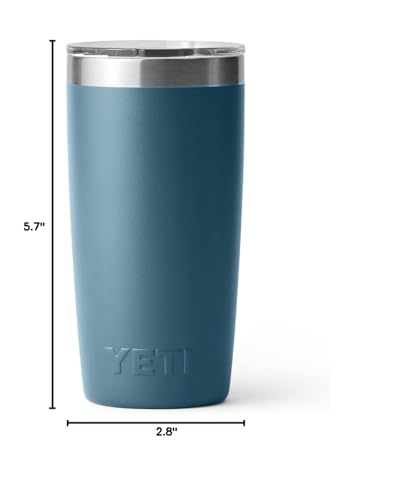 YETI Rambler 10 oz Tumbler, Stainless Steel, Vacuum Insulated with MagSlider Lid, Agave Teal