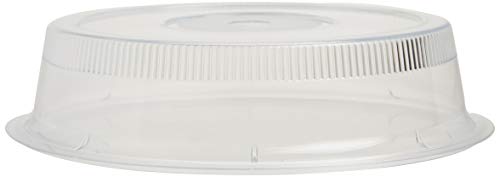 Nordic Ware BPA-free and Melamine Free Plastic Splatter Microwave Cover, 10-Inch (Set of 2), Clear