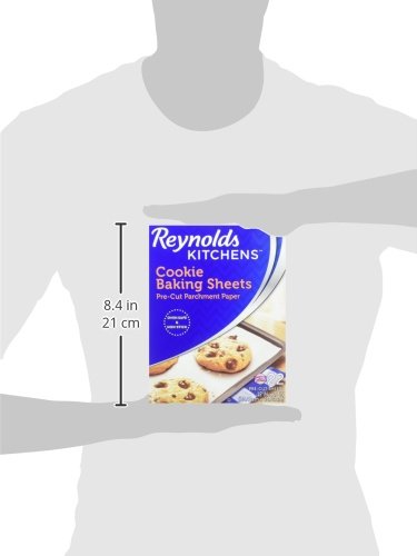Reynolds Kitchens Air Fryer Liners Disposable, Unbleached Parchment Paper Sheets, 50 Count