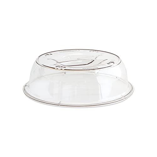 Nordic Ware BPA-free and Melamine Free Plastic Splatter Microwave Cover, 10-Inch (Set of 2), Clear