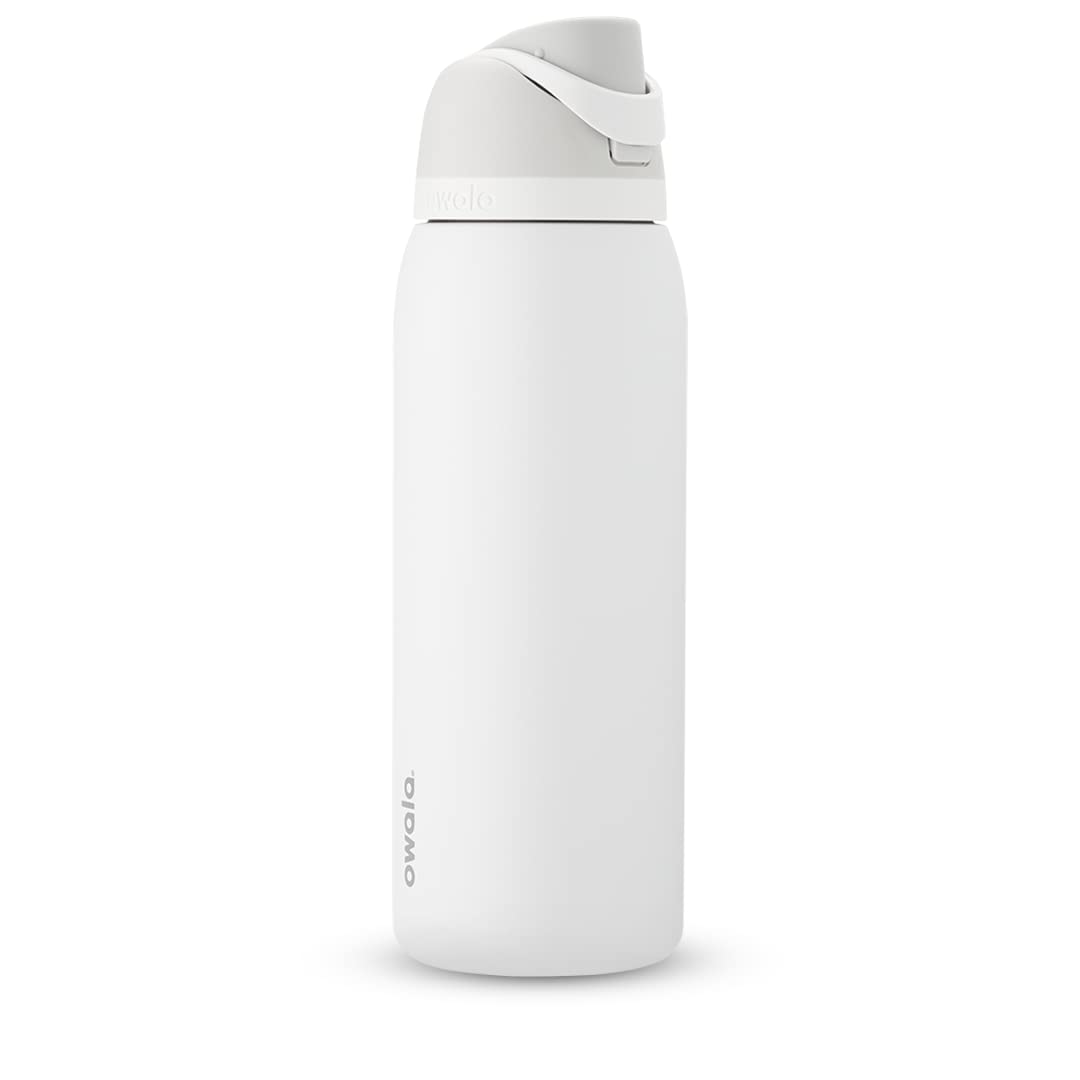 FreeSip Insulated Stainless Steel Water Bottle with Straw for Sports, Travel, and School BPA-Free Sports Water Bottle, 40 oz, Iced Breeze