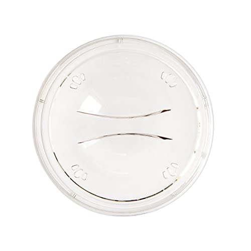 Nordic Ware BPA-free and Melamine Free Plastic Splatter Microwave Cover, 10-Inch (Set of 2), Clear