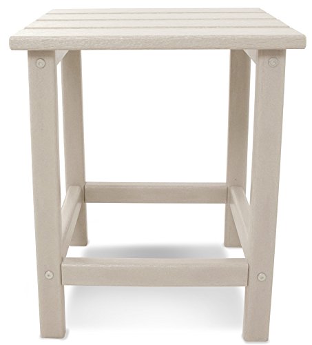 POLYWOOD Long Island 18" Side Table, Green