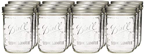 Ball Mason 4oz Quilted Jelly Jars with Lids and Bands, Set of 12