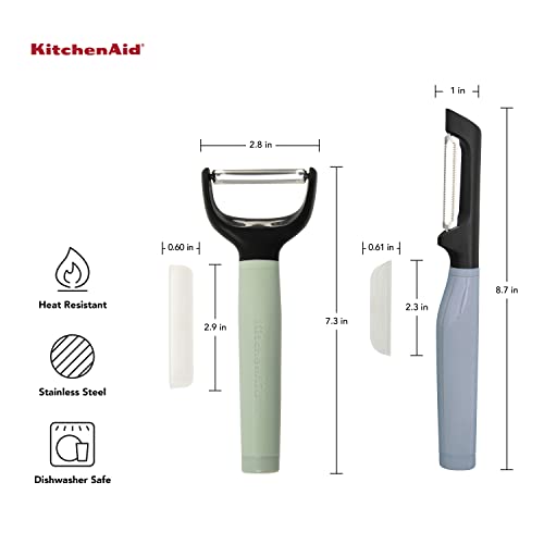 KitchenAid Universal Euro Y Peeler, Set Of 2, Aqua