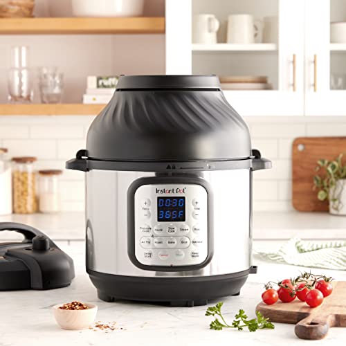 Instant Pot Pro Crisp 11-in-1 Air Fryer and Electric Pressure Cooker Combo with Multicooker Lids that Air Fries, Steams, Slow Cooks, Sautés, Dehydrates, & More, Free App With Over 800 Recipes, 8 Quart