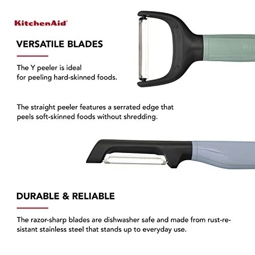 KitchenAid Universal Euro Y Peeler, Set Of 2, Aqua