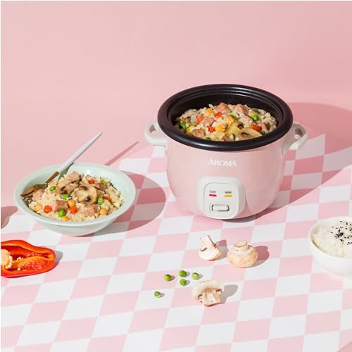 Aroma Housewares 4-Cups (Cooked) / 1Qt. Rice & Grain Cooker (ARC-302NGBL), Blue