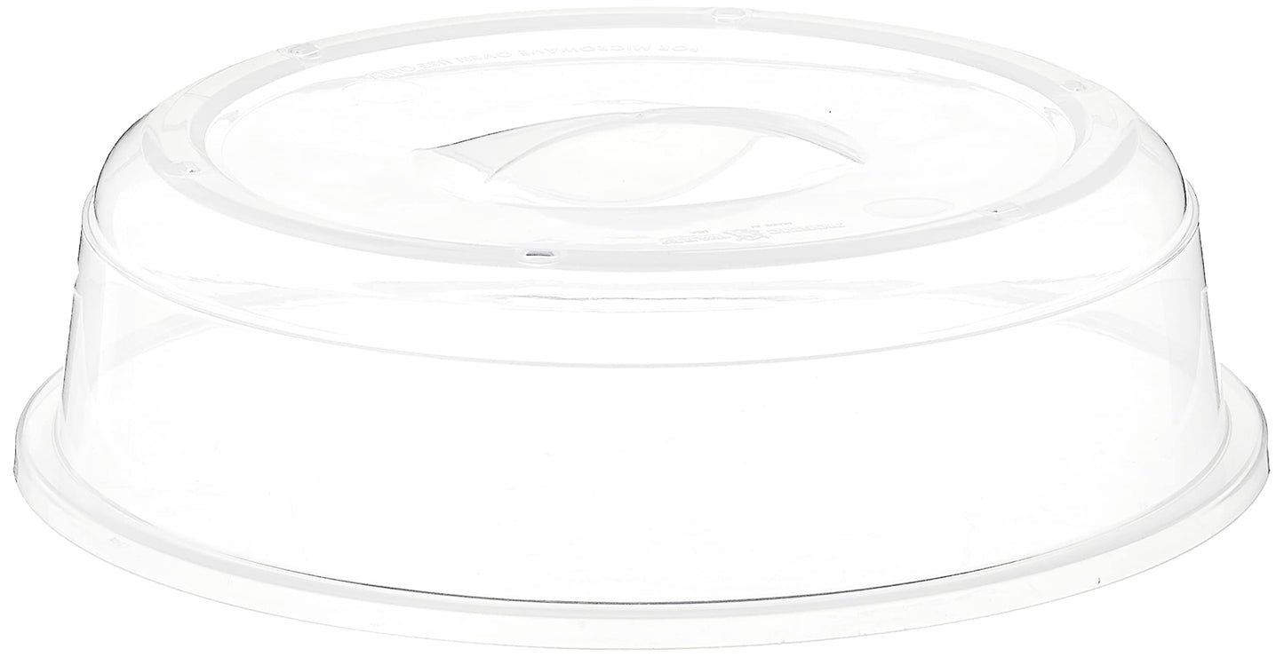Nordic Ware BPA-free and Melamine Free Plastic Splatter Microwave Cover, 10-Inch (Set of 2), Clear