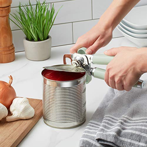 KitchenAid Classic Multifunction Can Opener and Bottle Opener Easy to Use, Razor Sharp Stainless Steel Cutting Wheel, Soft Ergonomic Handles, Black