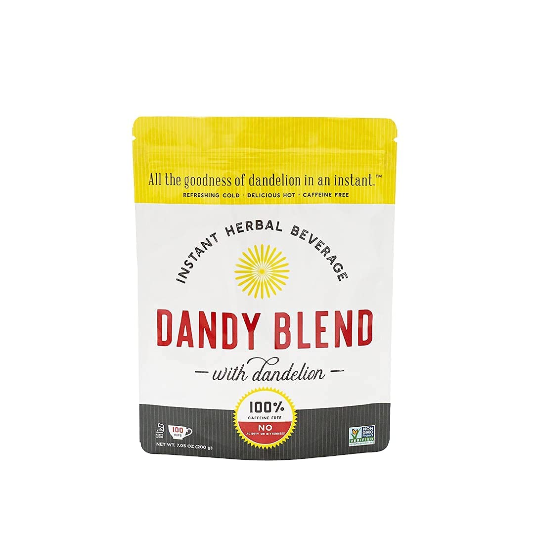156 Cup Bag of Certified Organic Dandy Blend Instant Herbal Beverage with Dandelion, 11 oz. (312g) Bag