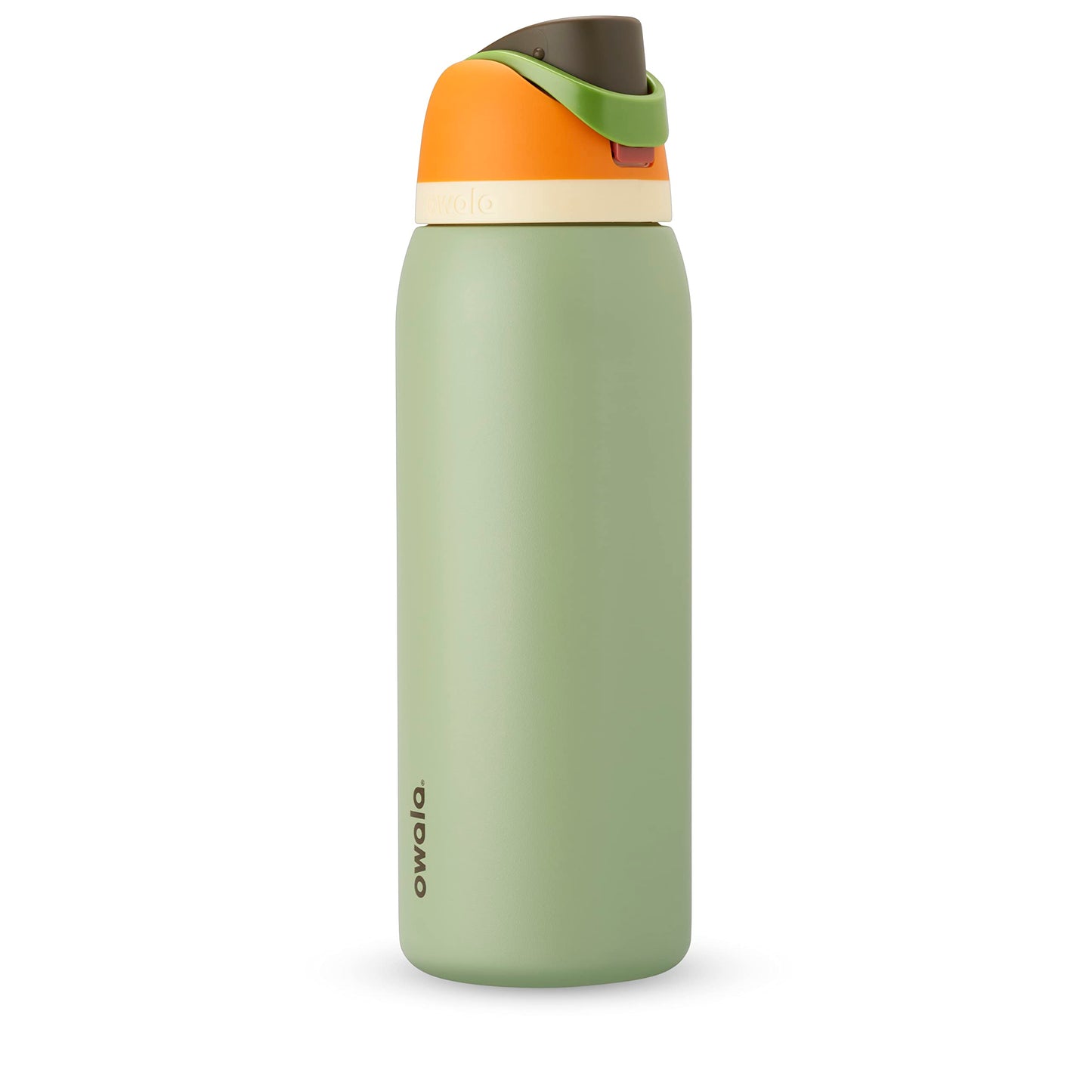 FreeSip Insulated Stainless Steel Water Bottle with Straw for Sports, Travel, and School BPA-Free Sports Water Bottle, 40 oz, Iced Breeze