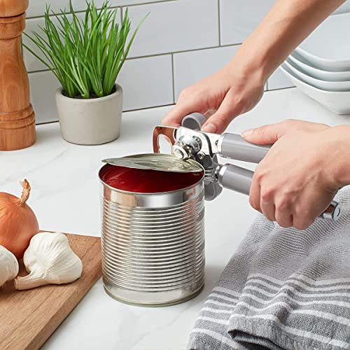 KitchenAid Classic Multifunction Can Opener and Bottle Opener Easy to Use, Razor Sharp Stainless Steel Cutting Wheel, Soft Ergonomic Handles, Black