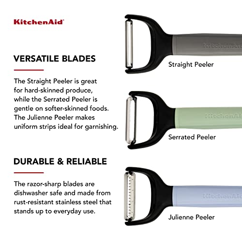 KitchenAid Universal Euro Y Peeler, Set Of 2, Aqua