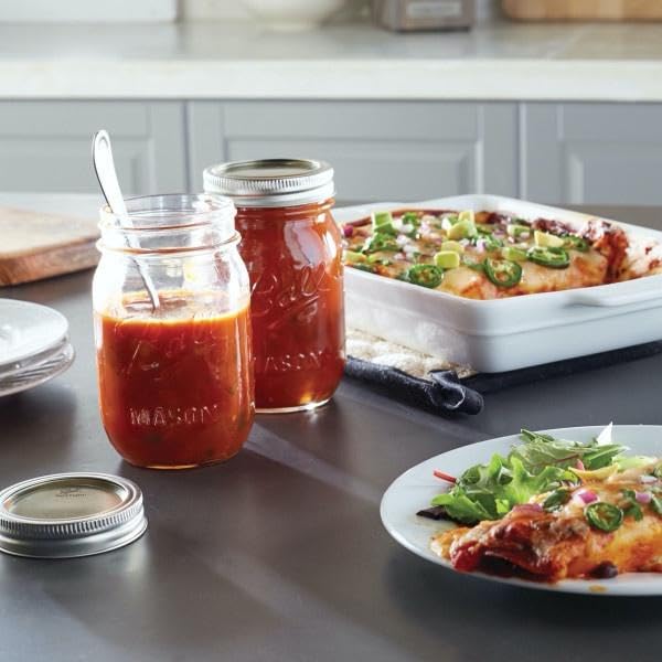 Ball Mason 4oz Quilted Jelly Jars with Lids and Bands, Set of 12