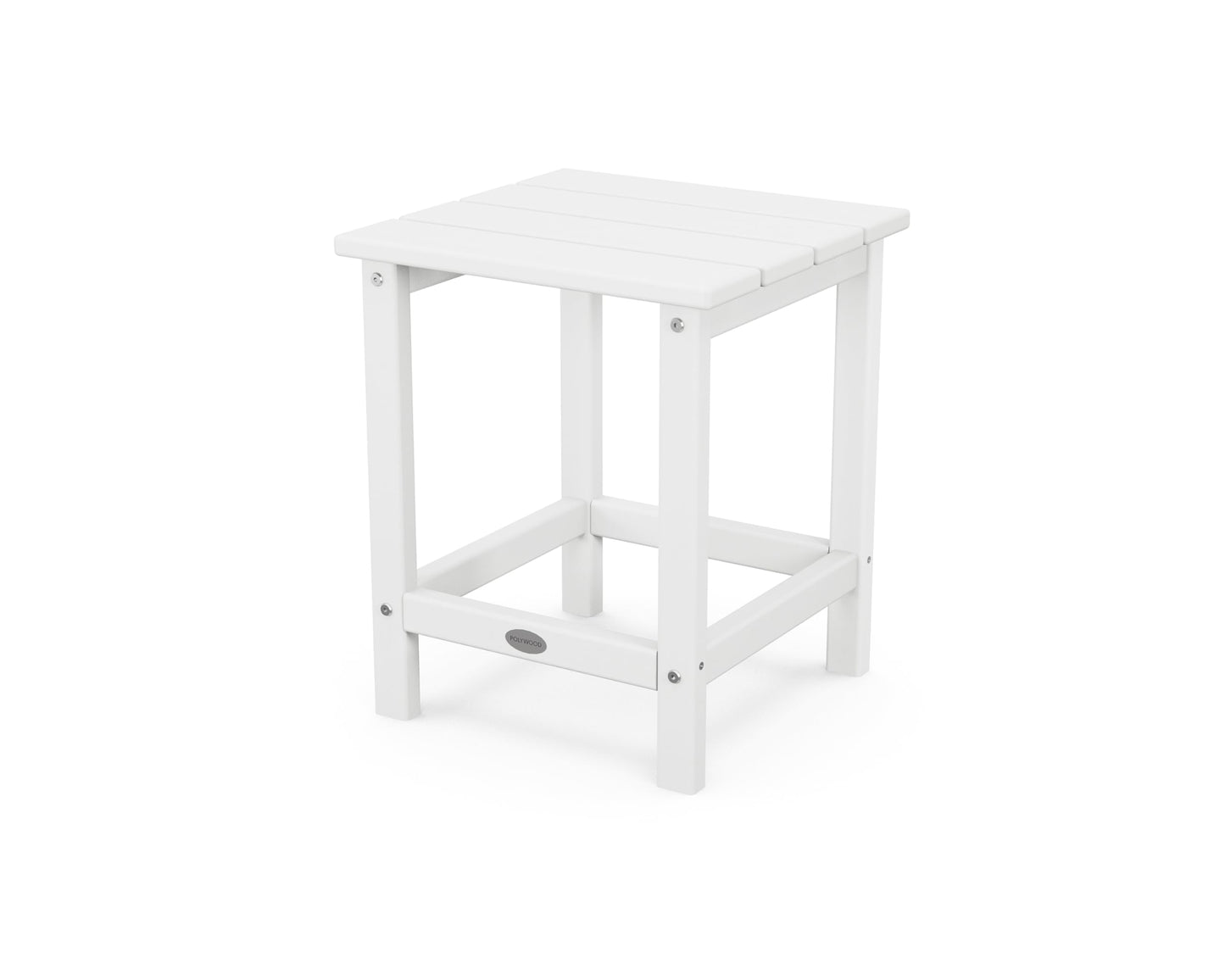 POLYWOOD Long Island 18" Side Table, Green