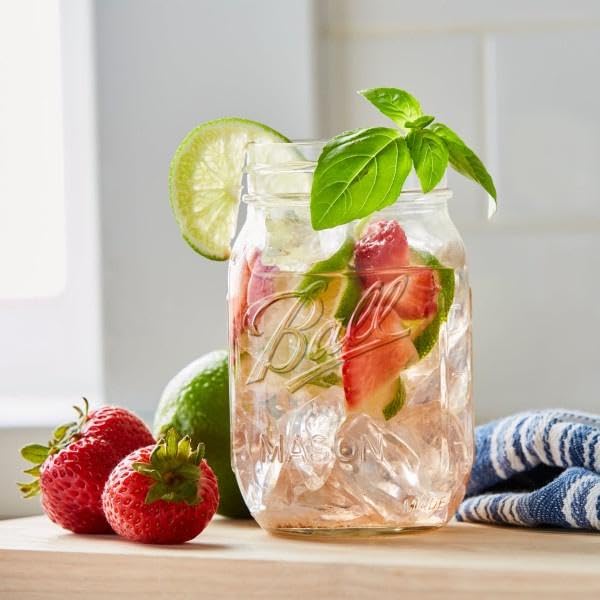 Ball Mason 4oz Quilted Jelly Jars with Lids and Bands, Set of 12