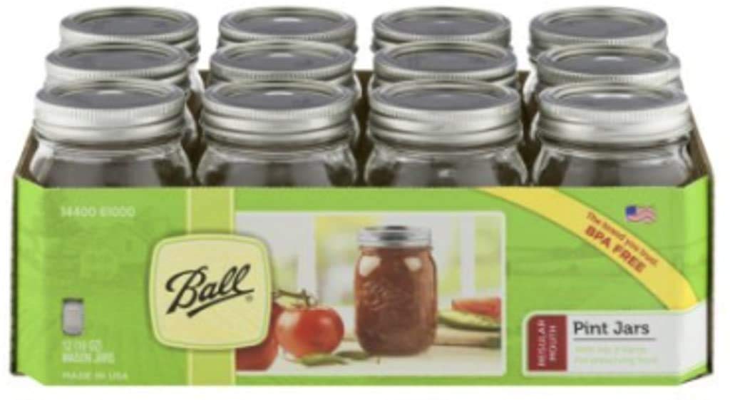 Ball Mason 4oz Quilted Jelly Jars with Lids and Bands, Set of 12