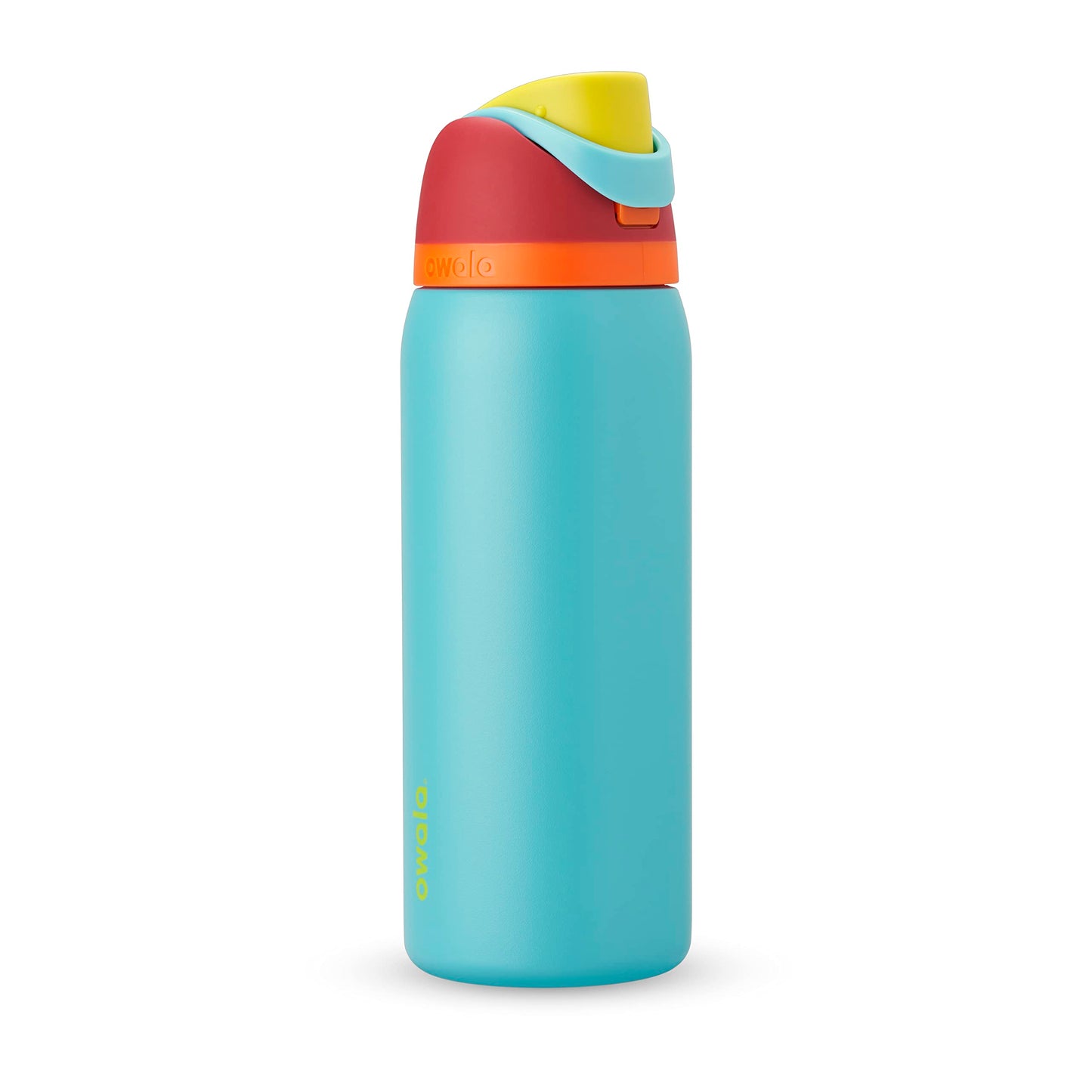 FreeSip Insulated Stainless Steel Water Bottle with Straw for Sports, Travel, and School BPA-Free Sports Water Bottle, 40 oz, Iced Breeze