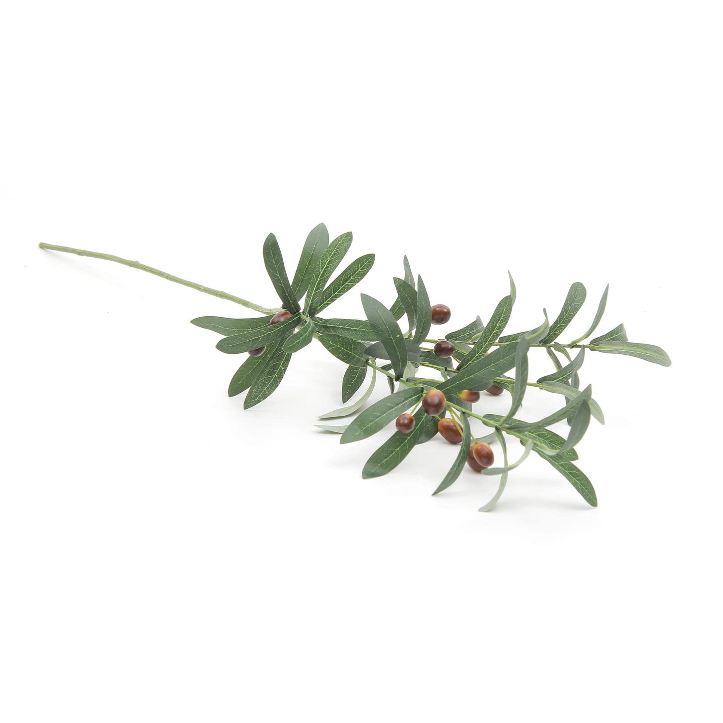 SHACOS 4 PCS 28 inch Artificial Olive Branches Greenery Stems for Vases Olive Stems with Olives Faux Olive Tree Branch for Home Wedding Shop Office Garden Decor DIY Floral Crafts