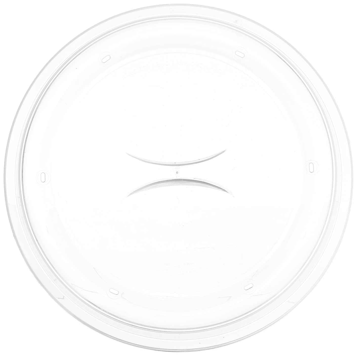 Nordic Ware BPA-free and Melamine Free Plastic Splatter Microwave Cover, 10-Inch (Set of 2), Clear