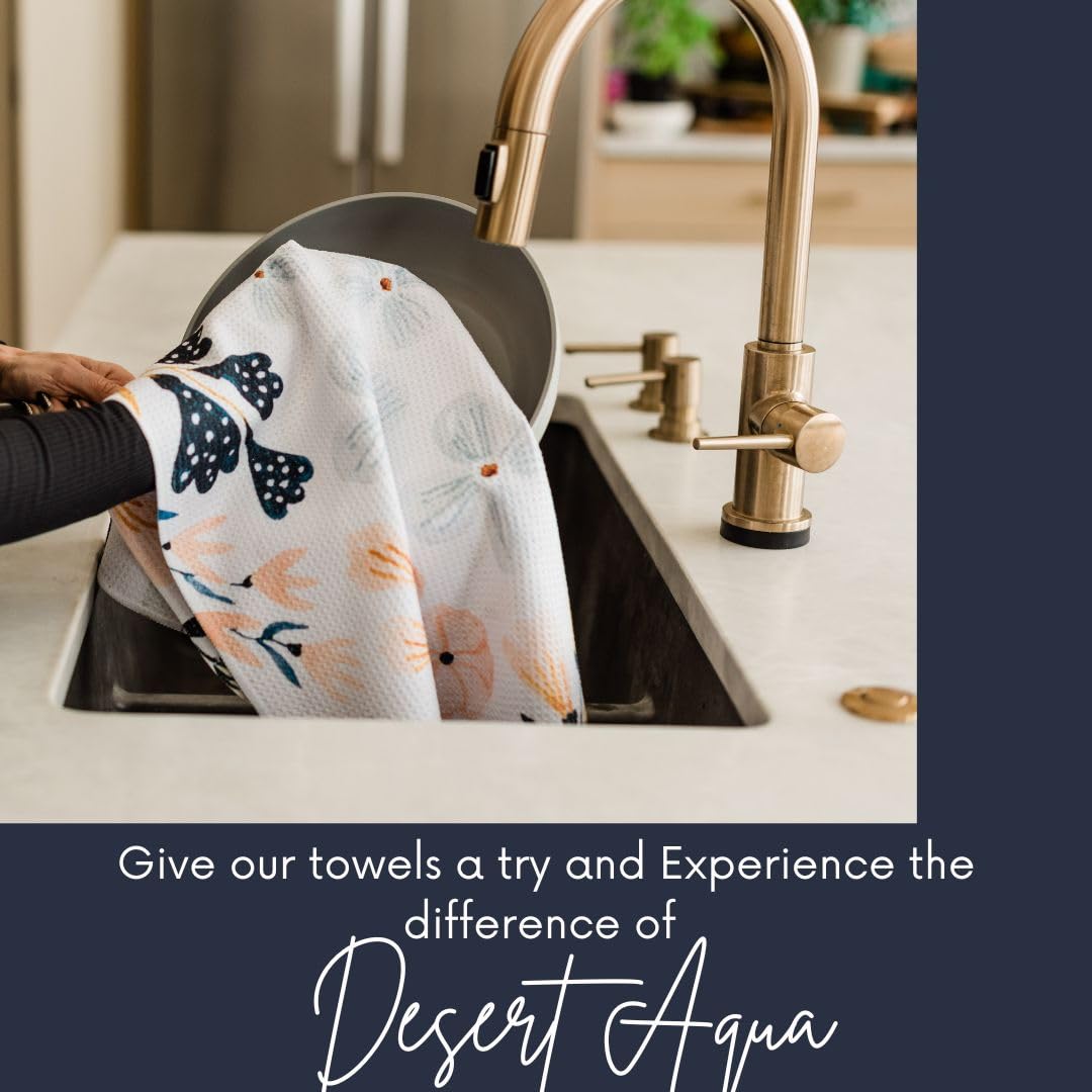 || 3 Pack|| Not Your Ordinary Dish Towels || Waffle Weave Microfiber || Tea Towels || Highly Absorbent || Hanging Loop || Dish Cloths || Modern || Designer Prints (Easter Bows)