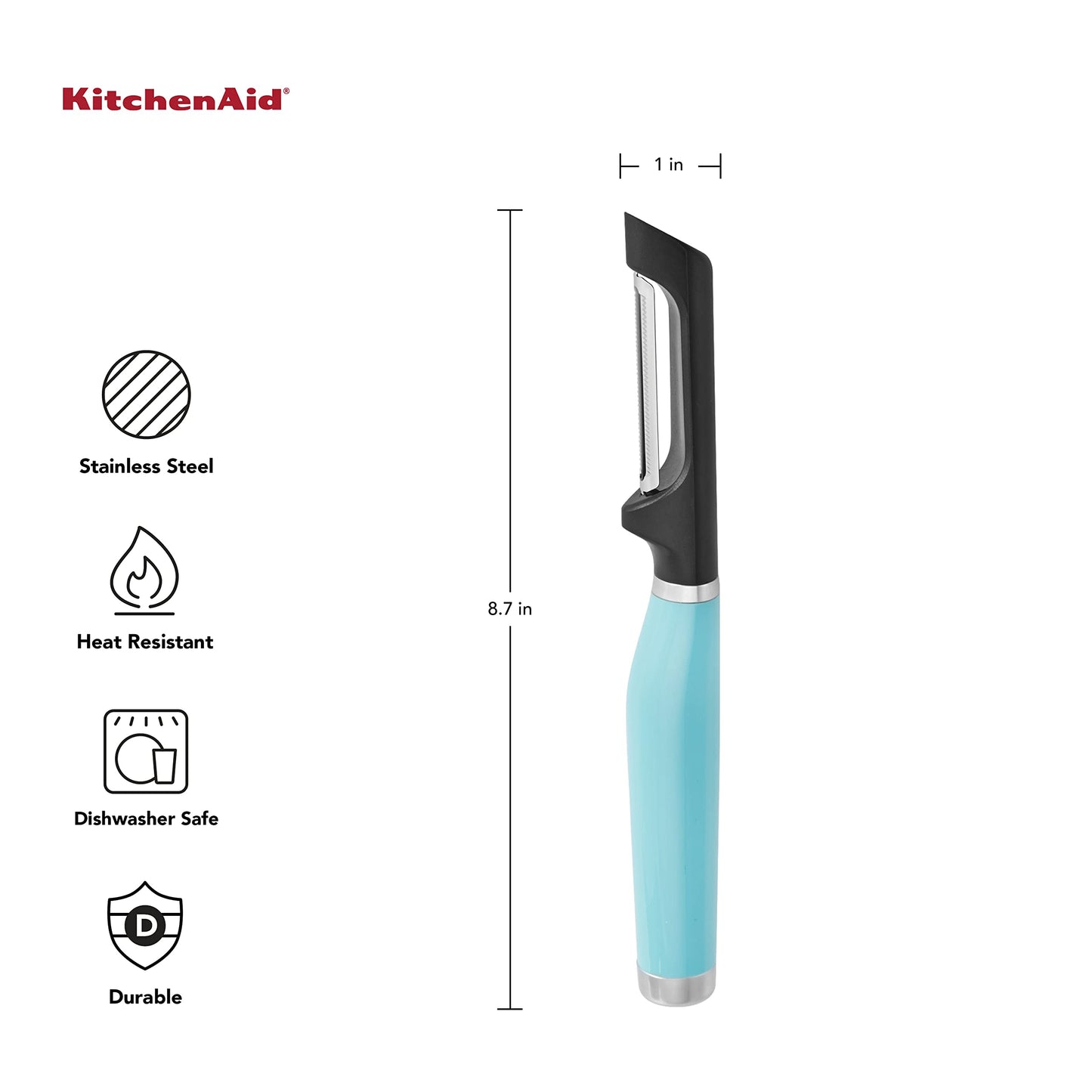 KitchenAid Universal Euro Y Peeler, Set Of 2, Aqua
