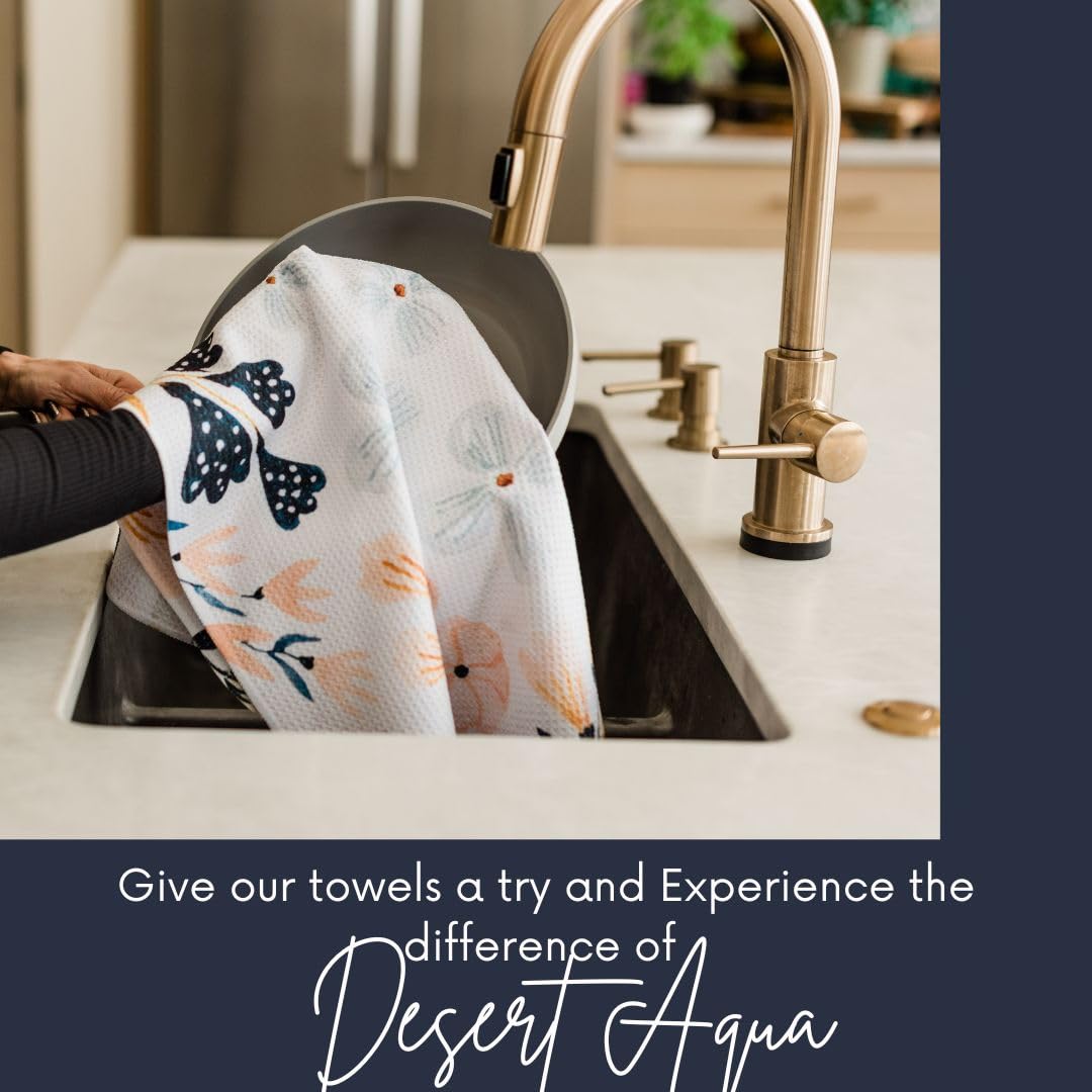 || 3 Pack|| Not Your Ordinary Dish Towels || Waffle Weave Microfiber || Tea Towels || Highly Absorbent || Hanging Loop || Dish Cloths || Modern || Designer Prints (Easter Bows)