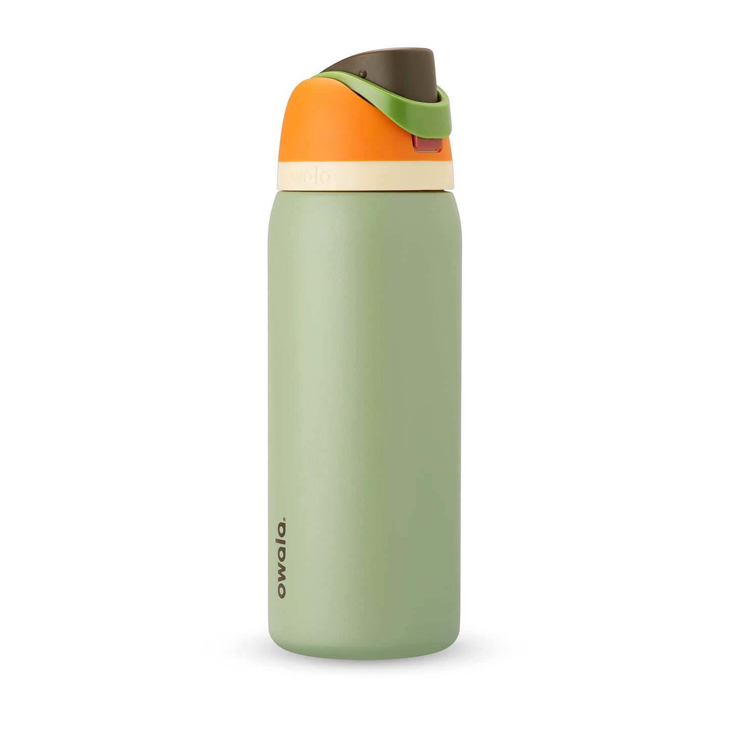 FreeSip Insulated Stainless Steel Water Bottle with Straw for Sports, Travel, and School BPA-Free Sports Water Bottle, 40 oz, Iced Breeze