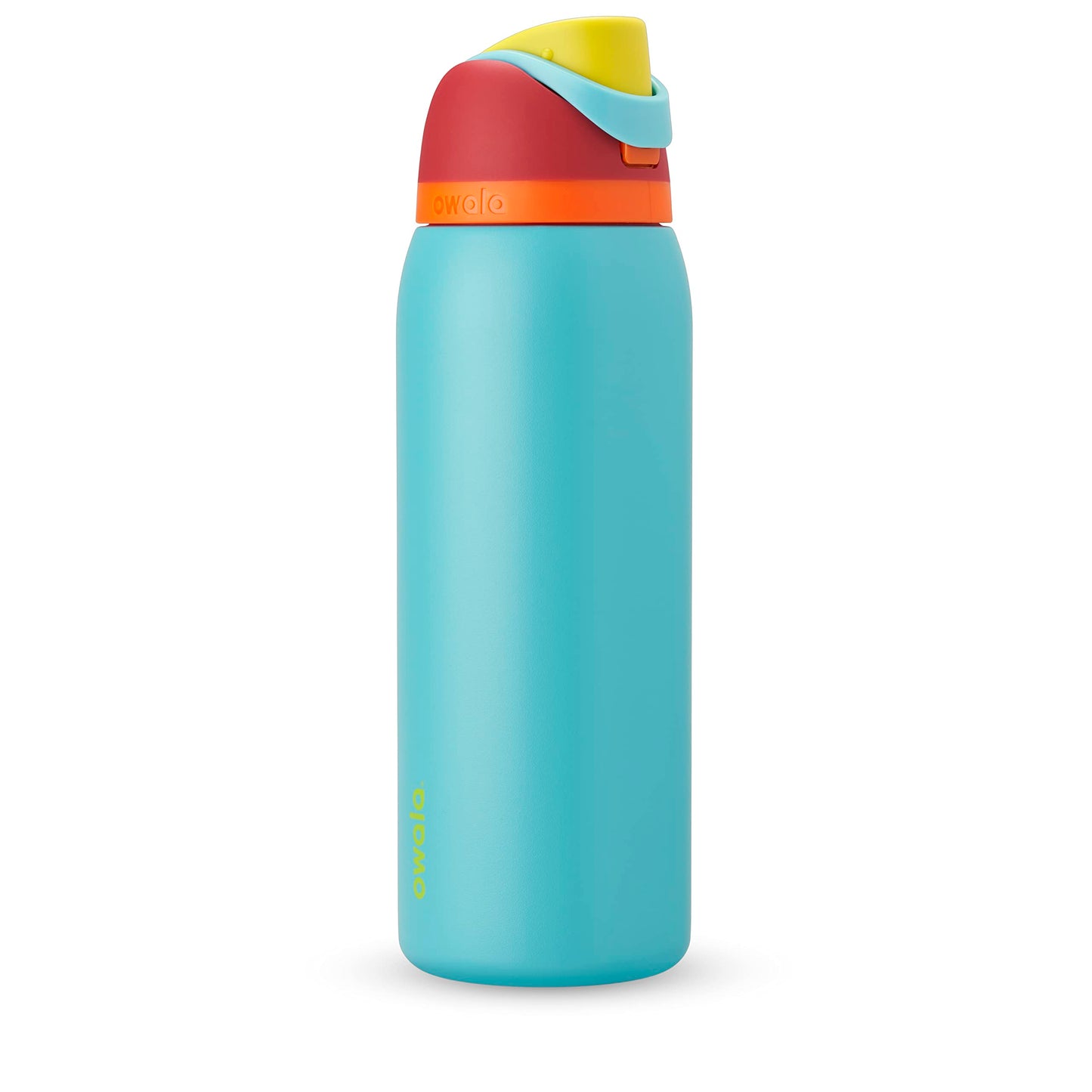 FreeSip Insulated Stainless Steel Water Bottle with Straw for Sports, Travel, and School BPA-Free Sports Water Bottle, 40 oz, Iced Breeze