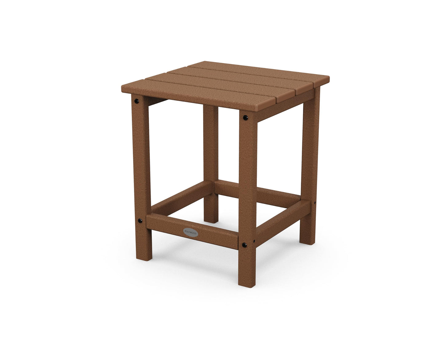 POLYWOOD Long Island 18" Side Table, Green