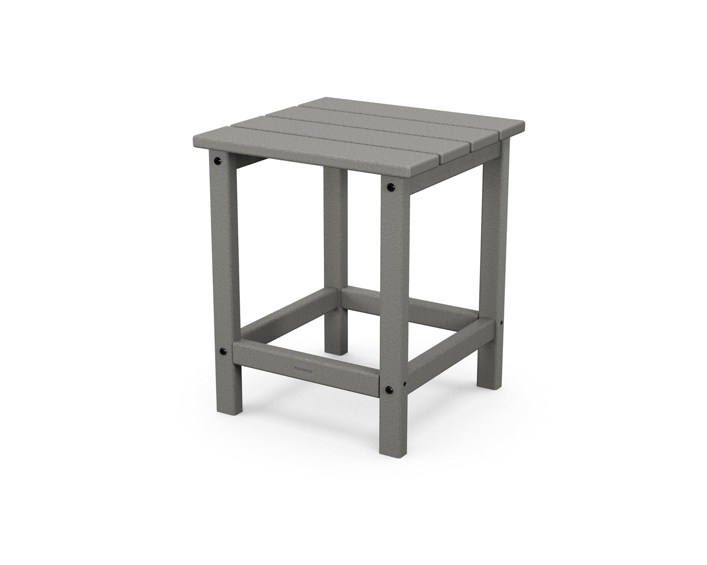 POLYWOOD Long Island 18" Side Table, Green