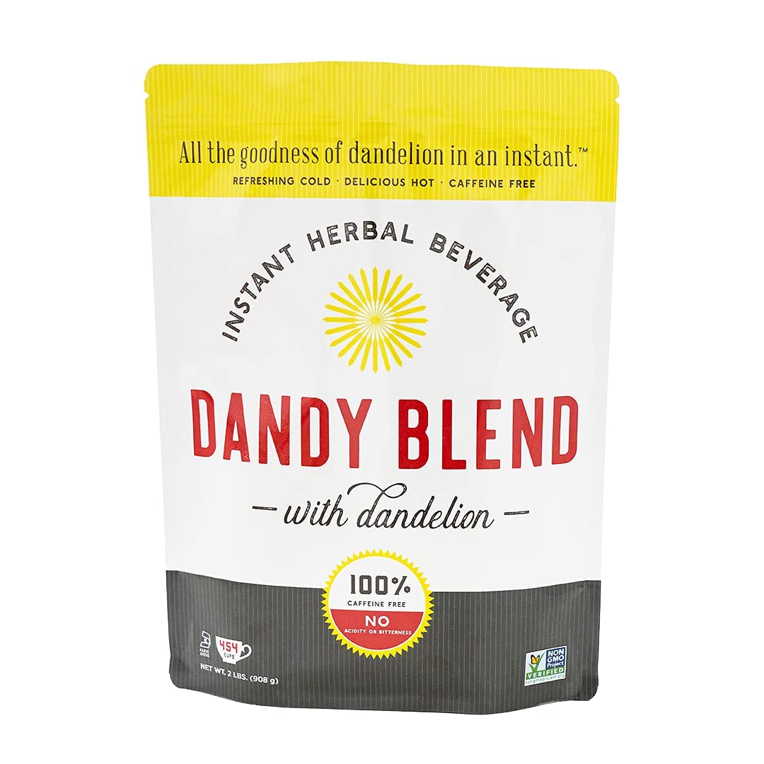 156 Cup Bag of Certified Organic Dandy Blend Instant Herbal Beverage with Dandelion, 11 oz. (312g) Bag