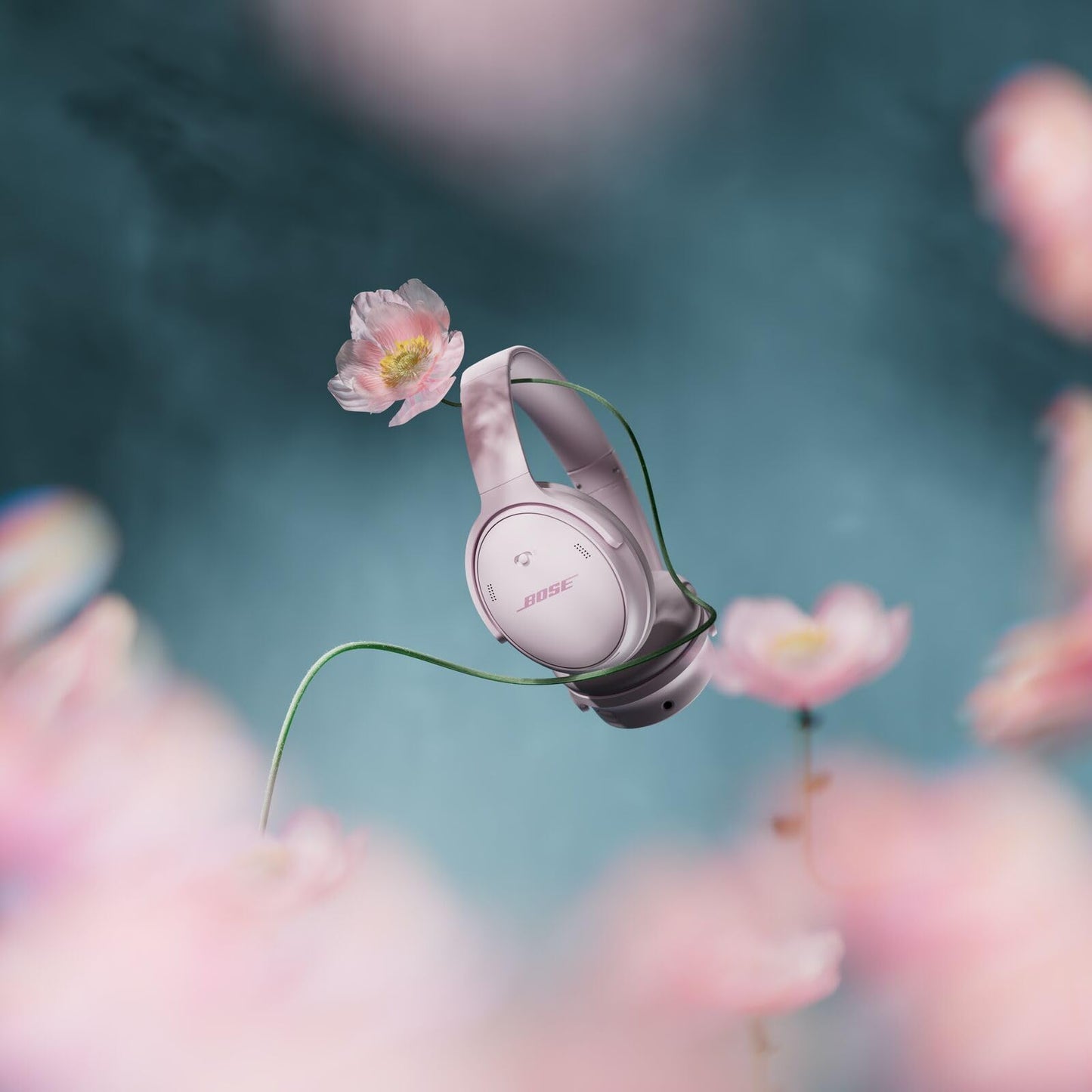 Bose QuietComfort Bluetooth Headphones, Wireless Headphones with Active Over Ear Noise Cancelling and Mic, Deep Bass, Up to 24 Hours of Playtime, Twilight Blue - Limited Edition Color