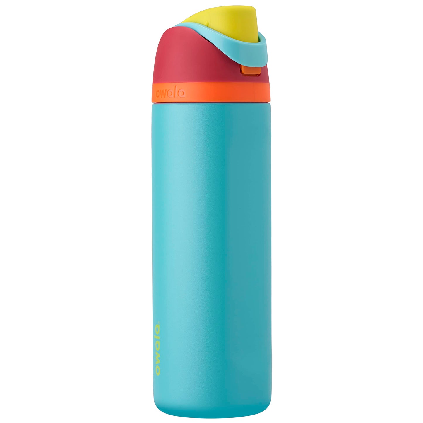 FreeSip Insulated Stainless Steel Water Bottle with Straw for Sports, Travel, and School BPA-Free Sports Water Bottle, 40 oz, Iced Breeze
