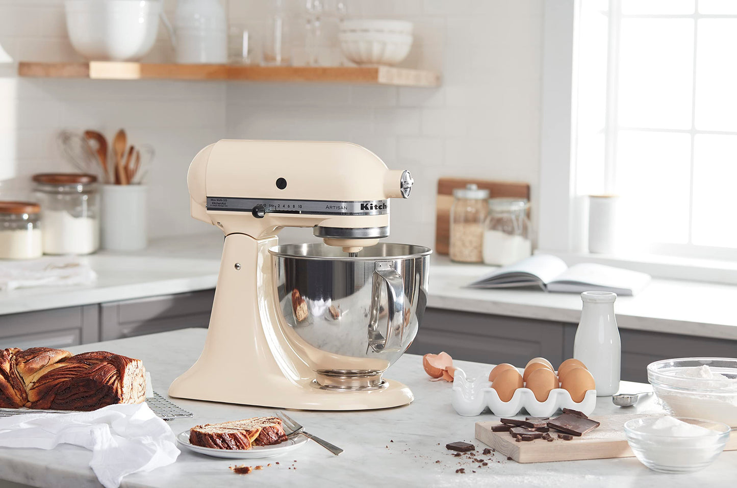 KitchenAid Artisan Series 5-Quart Tilt-Head Stand Mixer - KSM150PS, Milkshake