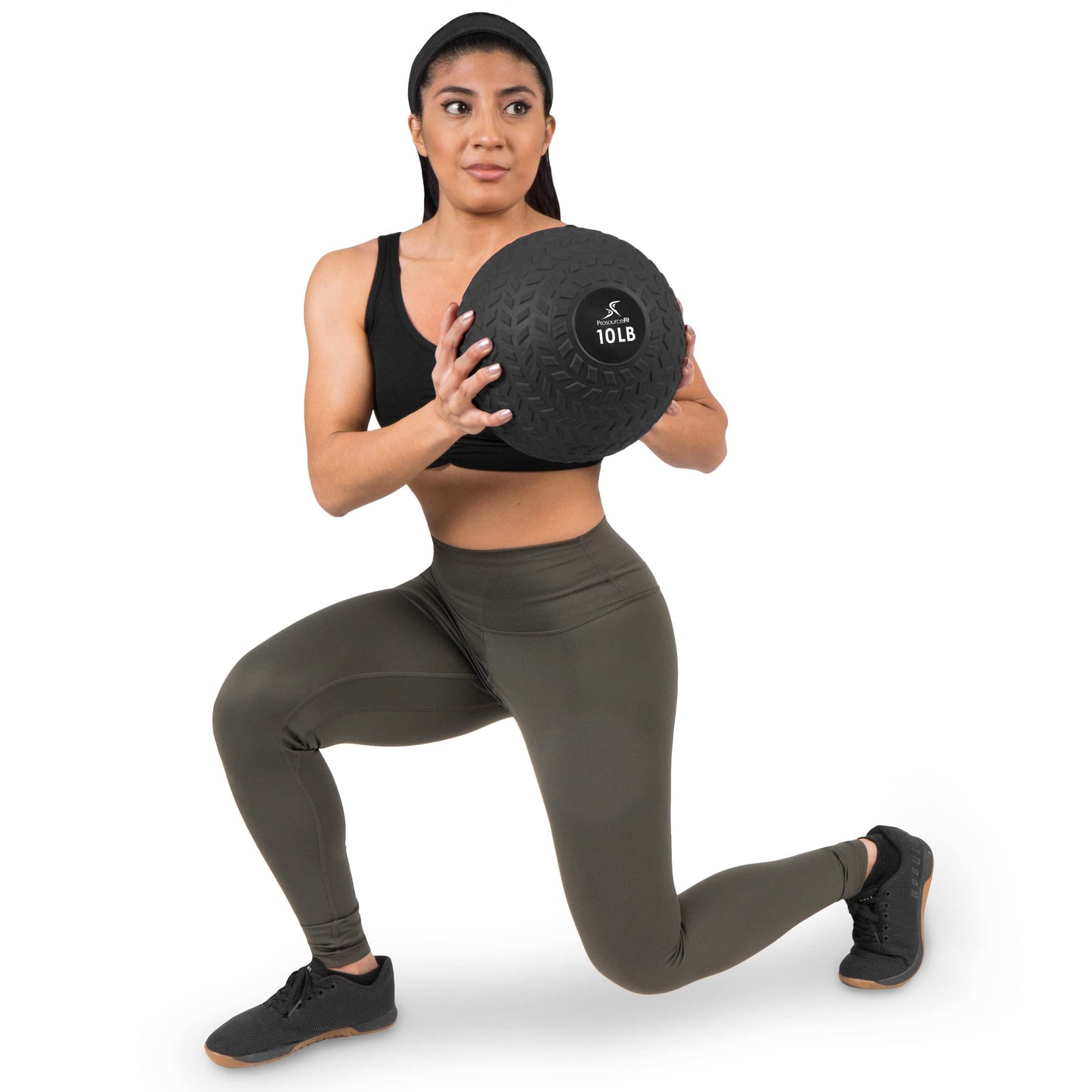 ProsourceFit Slam Medicine Balls 5, 10, 15, 20, 25, 30, 50lbs Smooth and Tread Textured Grip Dead Weight Balls for Strength and Conditioning Exercises, Cardio and Core Workouts