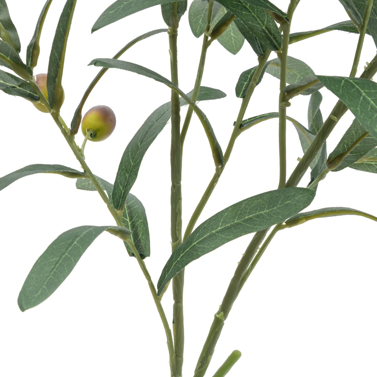 SHACOS 4 PCS 28 inch Artificial Olive Branches Greenery Stems for Vases Olive Stems with Olives Faux Olive Tree Branch for Home Wedding Shop Office Garden Decor DIY Floral Crafts
