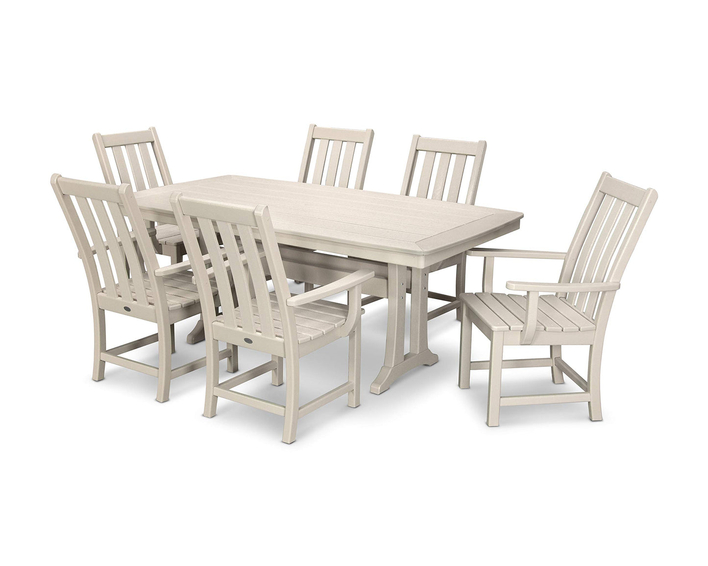 Polywood Vineyard 7-Piece Dining Set (Sand)