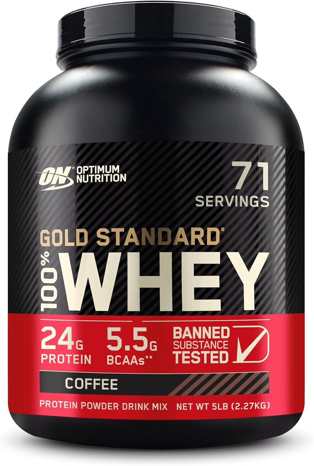 Optimum Nutrition Gold Standard 100% Whey Protein Powder, Double Rich Chocolate, 2 Pound (Packaging May Vary)