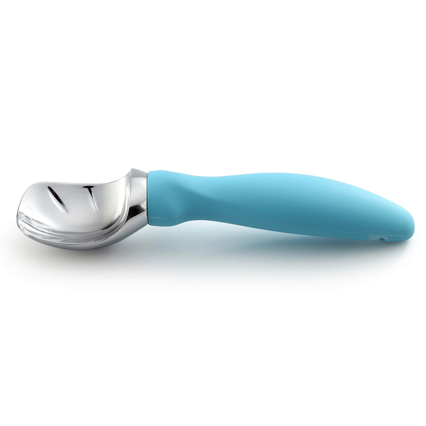 Spring Chef Heavy Duty Ice Cream Scoop with Comfortable Handle - Professional Ice Cream Scooper for Gelato, Sorbet, Cookie Dough, Melon, Frozen Yogurt - Dishwasher Safe Metal Kitchen Tool - Black