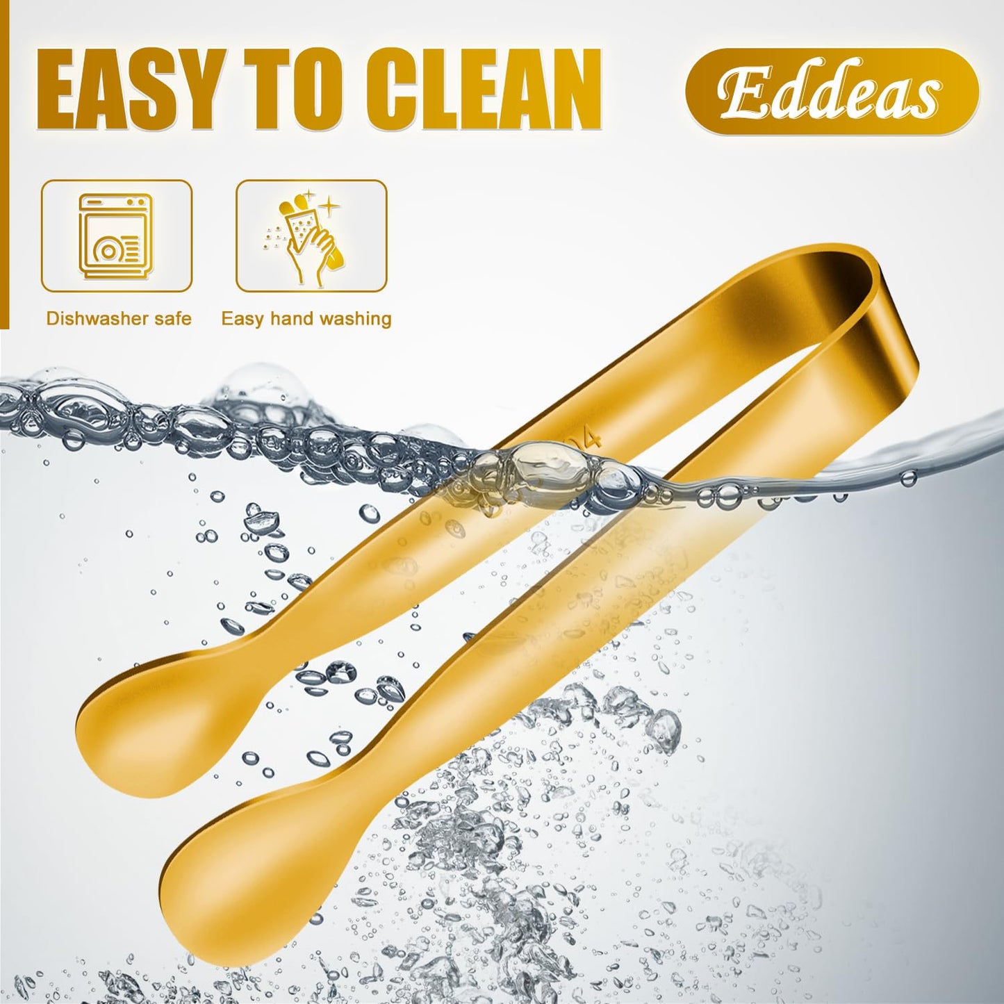 Tongs For Cooking - Heat Resistant 600 Degrees Stainless Steel Kitchen Tong,Heavy Duty Metal Locking Tongs - Perfect for Food,Salad and BBQ set of 3 (7",9" and 12") Dishwasher