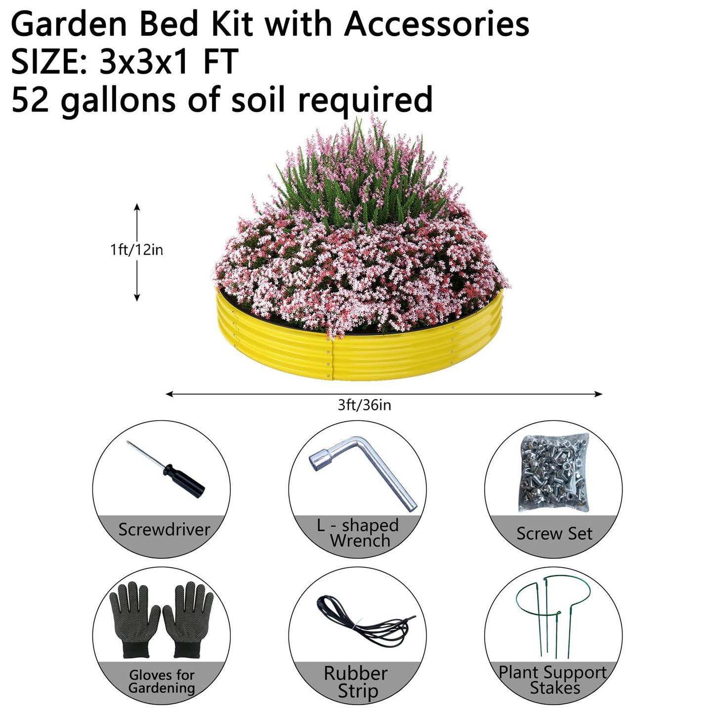 Galvanized Metal Planter Raised Garden Bed Kit for Gardening Outdoor,8x2x1ft Planter Grow Garden Box Raised Flower Bed,Long Vegetable Clearance Herb Raised Garden Beds for Gardening