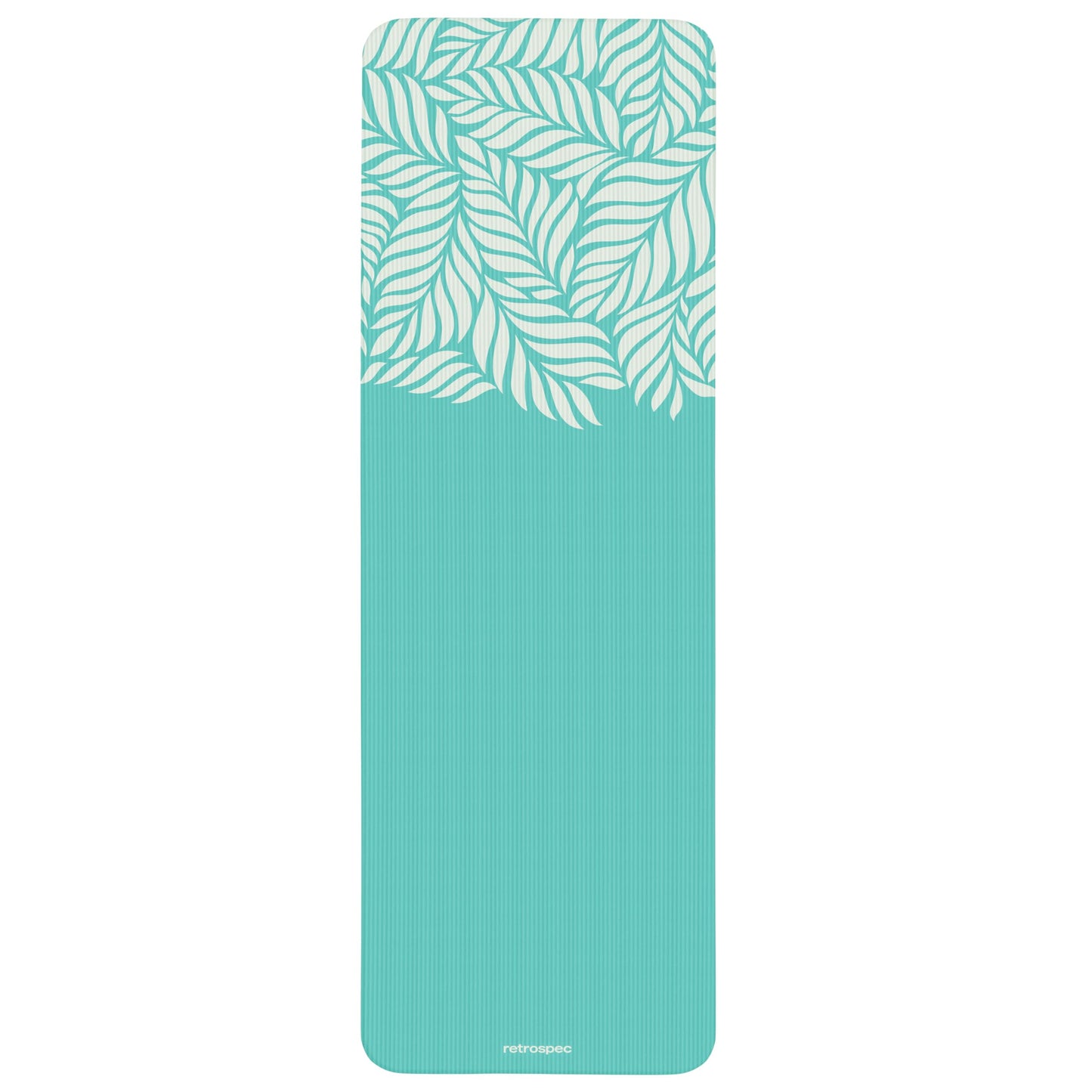 Retrospec Solana Yoga Mat 1" Thick With Nylon Carry Strap for Men & Women - Non Slip Exercise Mat for Home Yoga, Pilates, Stretching, Floor & Fitness Workouts