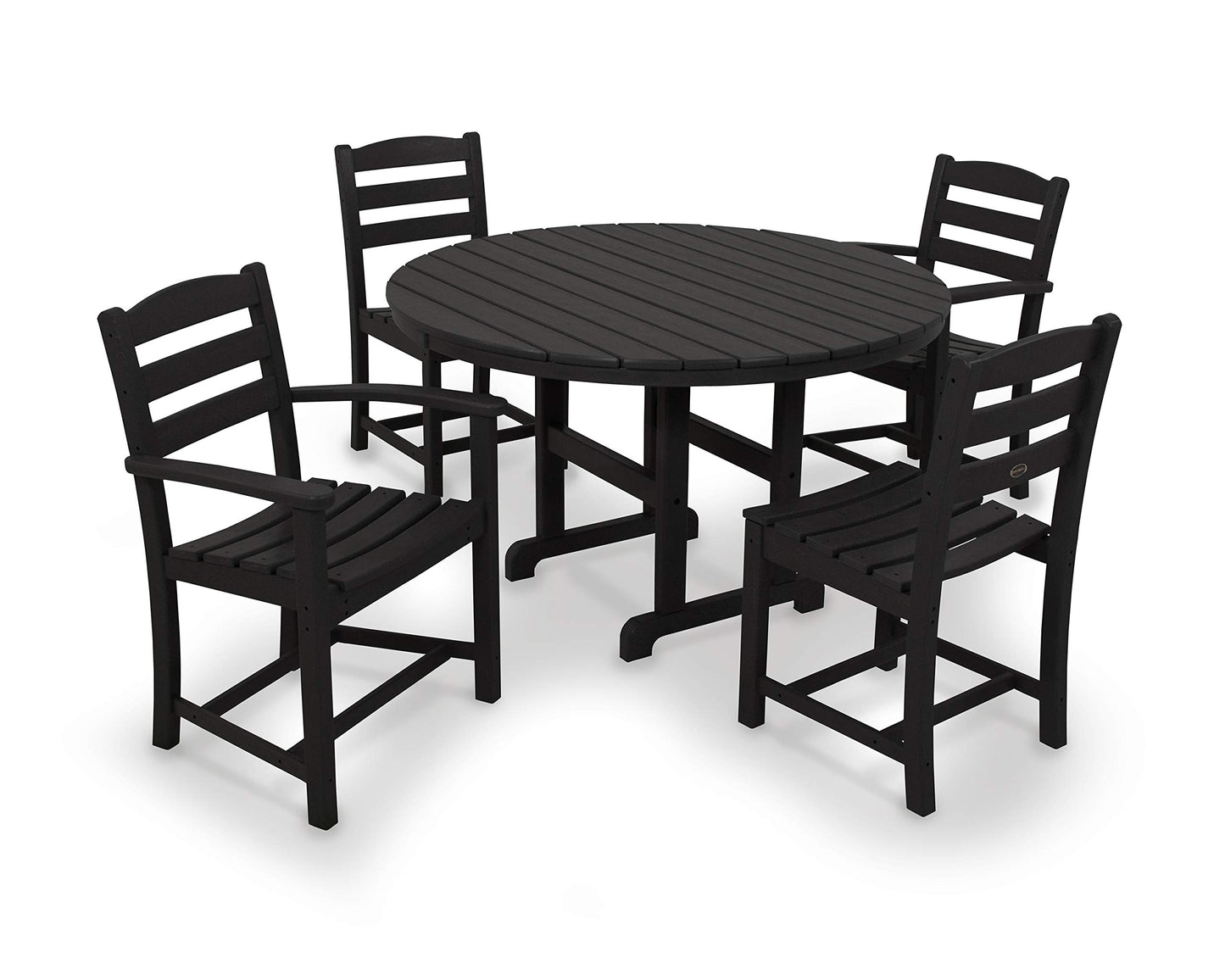POLYWOOD® La Casa Café Dining Set, Slate Grey