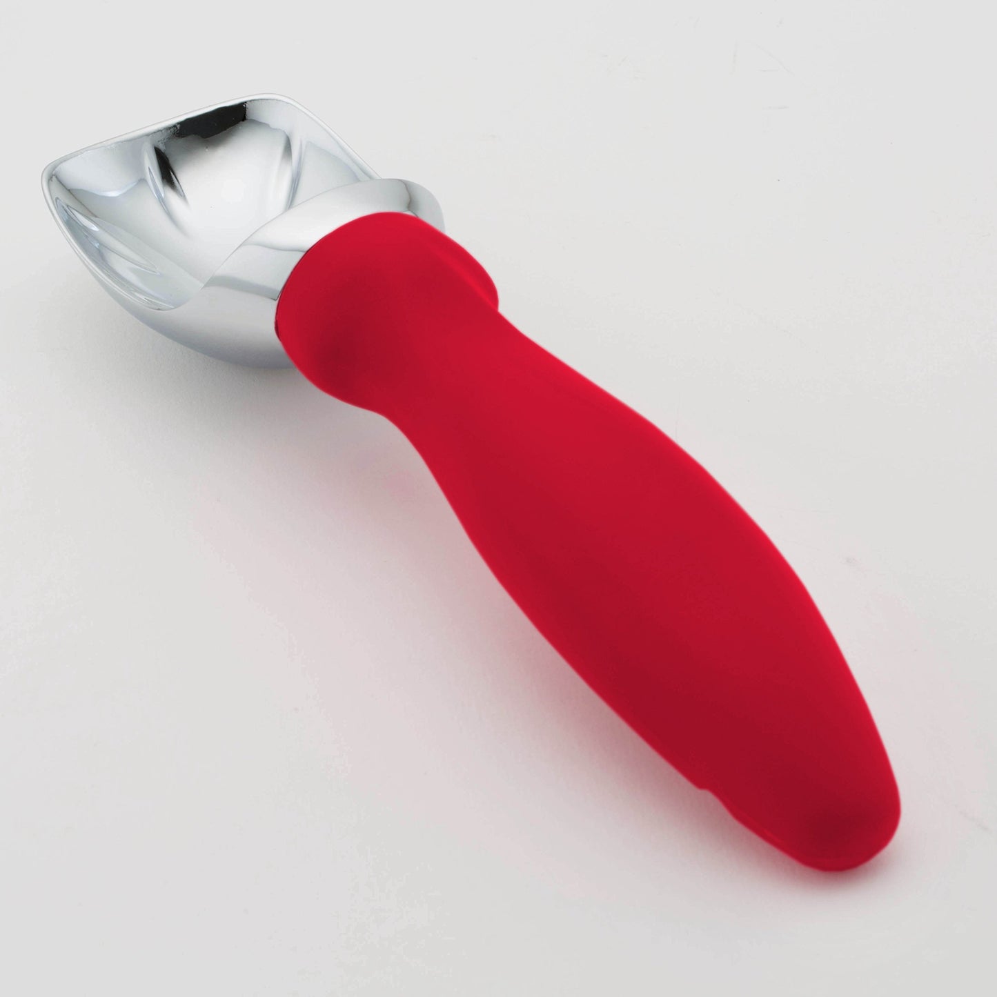 Spring Chef Heavy Duty Ice Cream Scoop with Comfortable Handle - Professional Ice Cream Scooper for Gelato, Sorbet, Cookie Dough, Melon, Frozen Yogurt - Dishwasher Safe Metal Kitchen Tool - Black