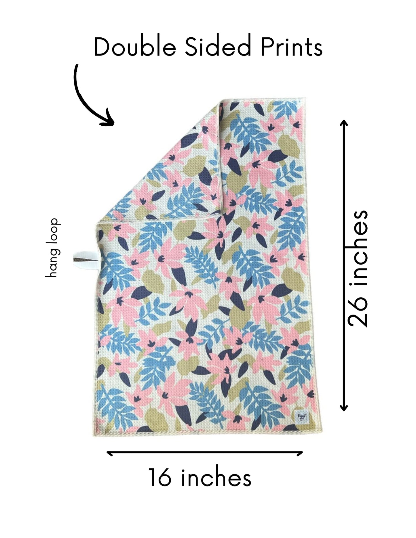 || 3 Pack|| Not Your Ordinary Dish Towels || Waffle Weave Microfiber || Tea Towels || Highly Absorbent || Hanging Loop || Dish Cloths || Modern || Designer Prints (Easter Bows)