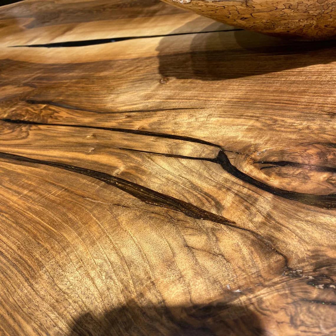Sophisticated Live Edge Dining Table Living Room Table Coffee Table Hallway Table Conference Table Home Office Table Side Table End Table Center Table Home Décor (Without Stand, 108 x 36 Inches)