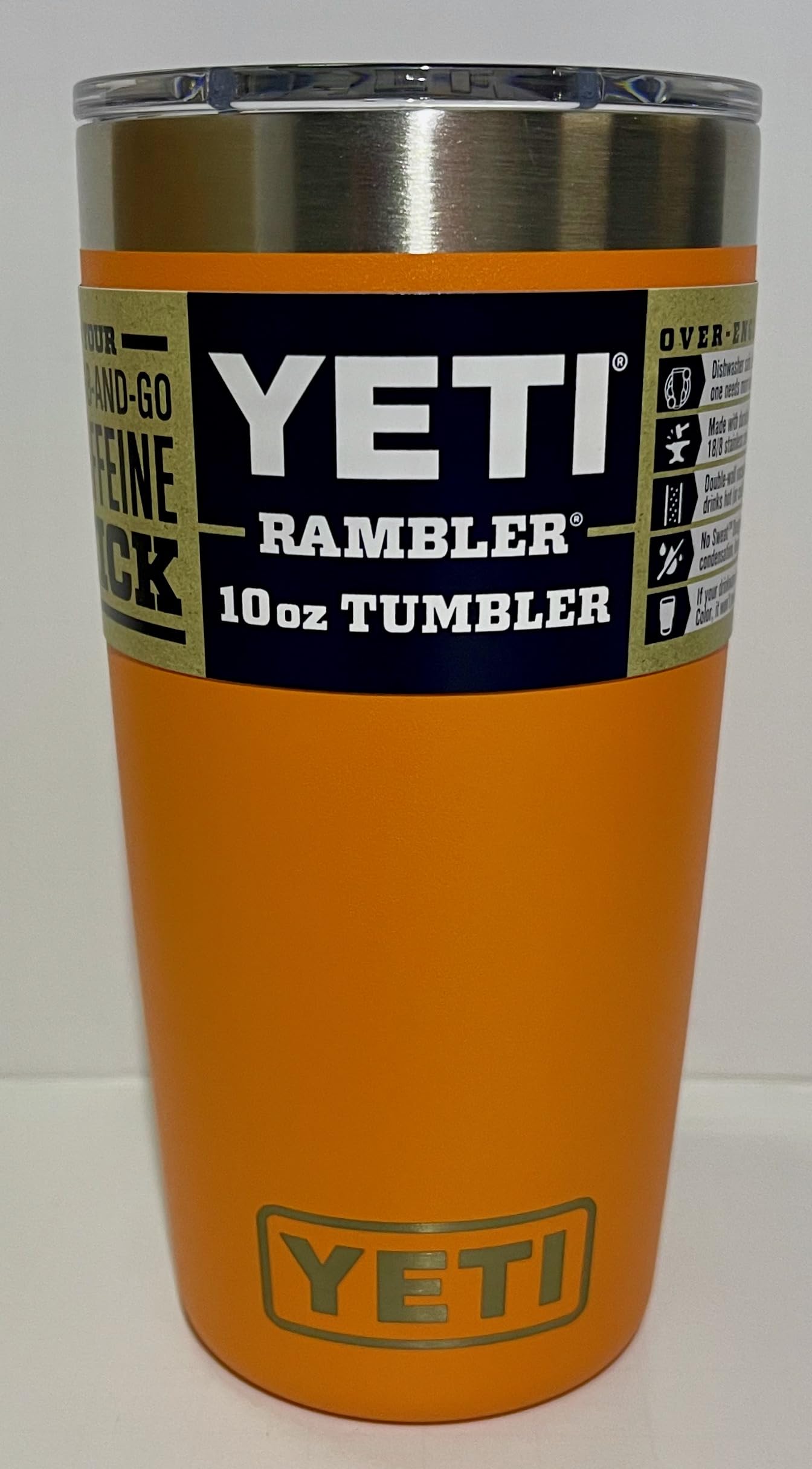 YETI Rambler 10 oz Tumbler, Stainless Steel, Vacuum Insulated with MagSlider Lid, Agave Teal