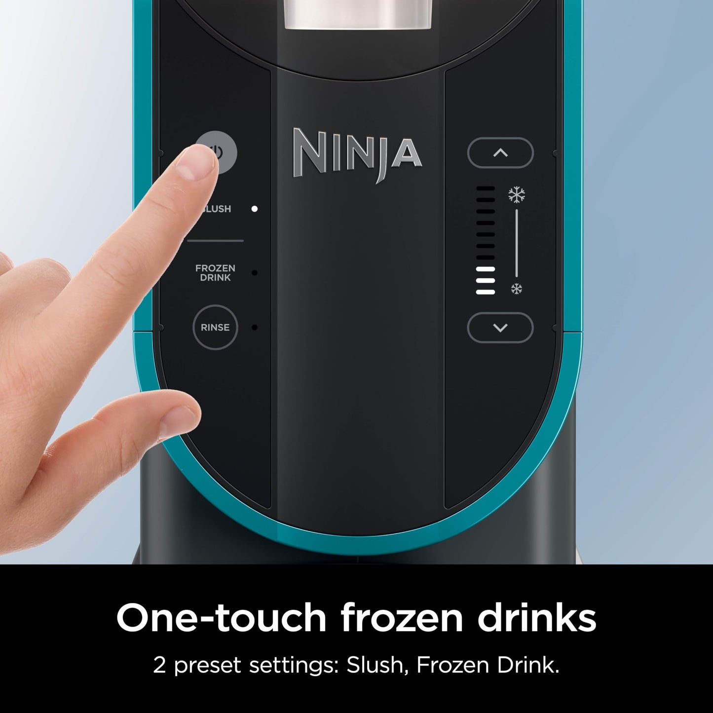 Ninja SLUSHi with RapidChill Technology, 88 oz. Frozen Drink & Slushie Machine, 5 Preset Programs, Margaritas, Frappés, and More, Premium Accents, Black, FS301